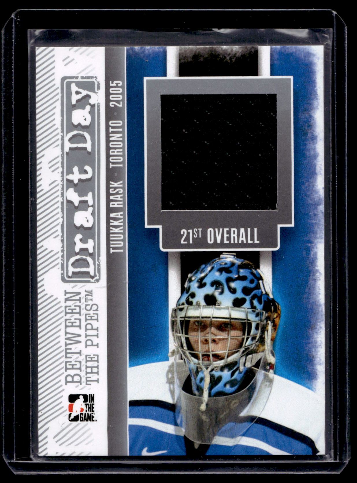 2013-14 In the Game Between the Pipes - Draft Day - Silver - Tuukka Rask  #DD-02 /90