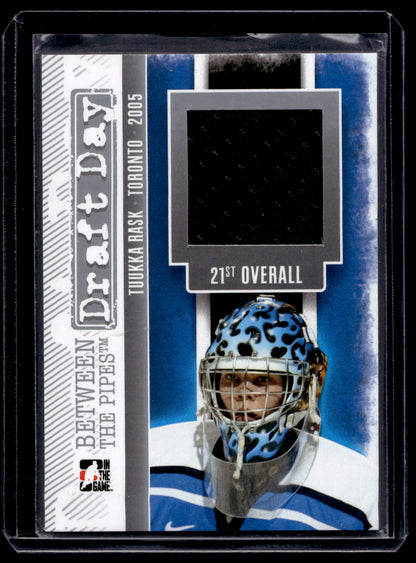 2013-14 In the Game Between the Pipes - Draft Day - Silver - Tuukka Rask  #DD-02 /90