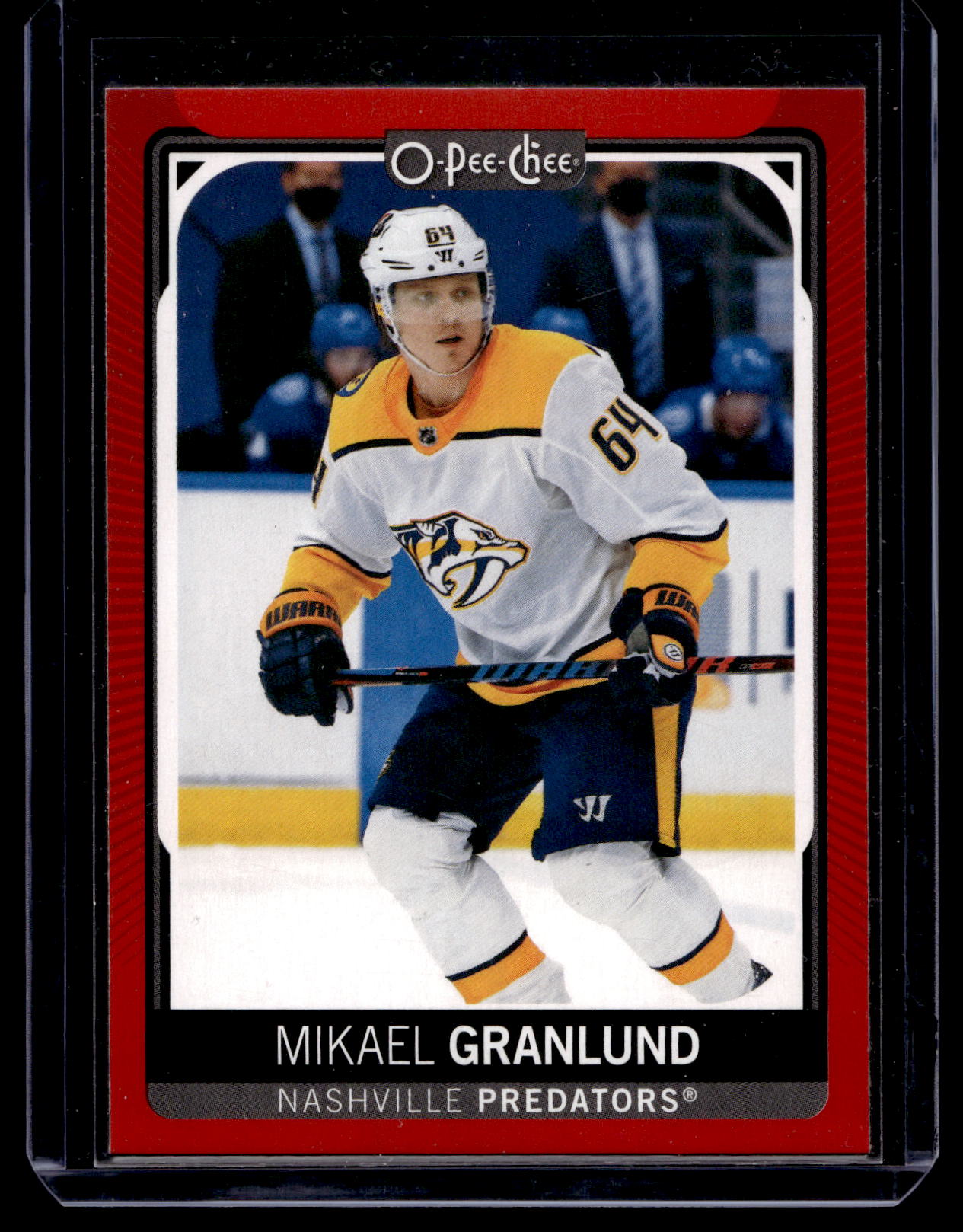 2021-22 O-Pee-Chee - Red Border Blank Back - Mikael Granlund #185 1of1