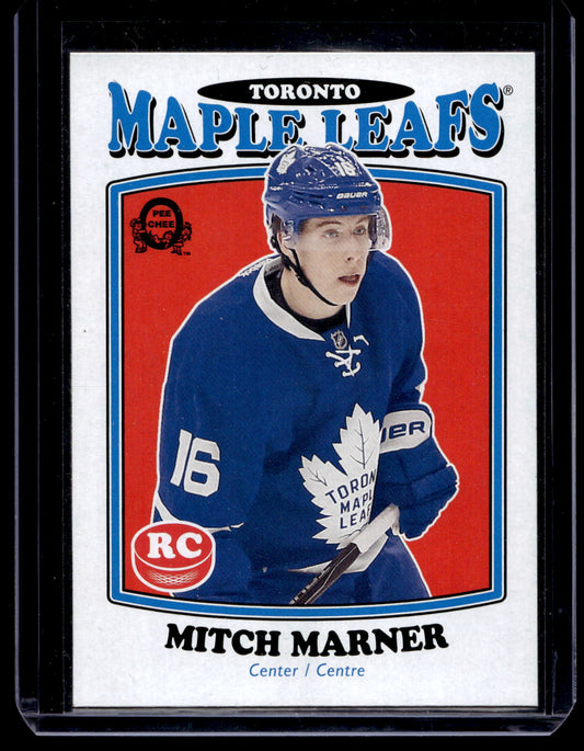 2016-17 Upper Deck - O-Pee-Chee Update - Retro Blank Back - Marquee Rookies - Mitch Marner #672 RC