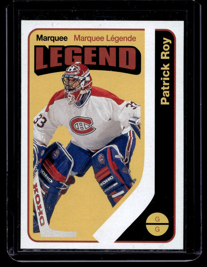 2014-15 O-Pee-Chee - Retro Blank Back - Marquee Legends - Patrick Roy #590