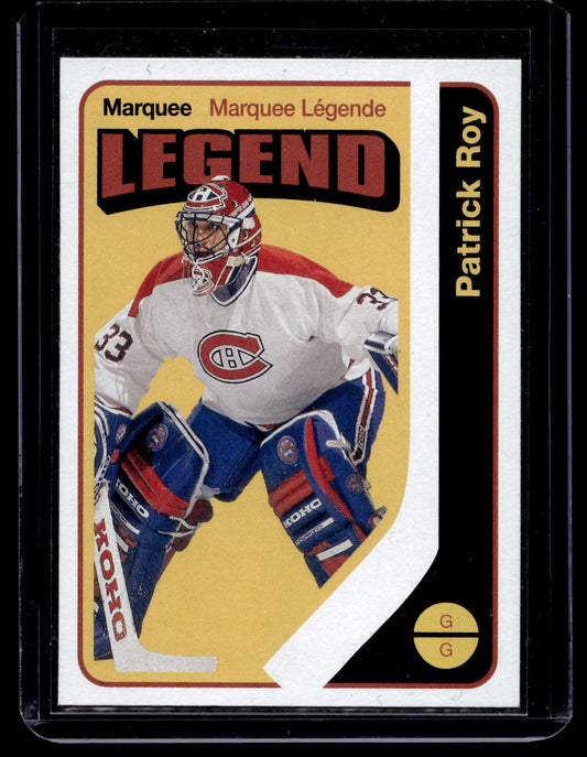 2014-15 O-Pee-Chee - Retro Blank Back - Marquee Legends - Patrick Roy #590