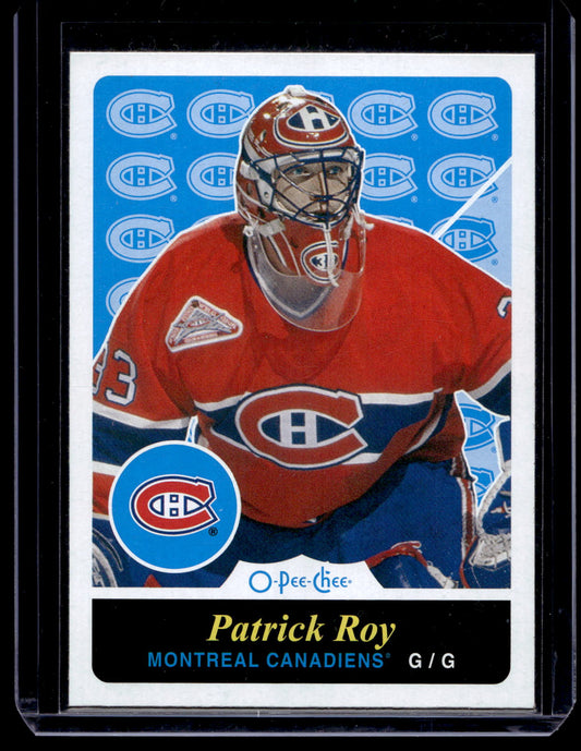 2015-16 O-Pee-Chee - Retro Blank Back - Marquee Legends - Patrick Roy #552