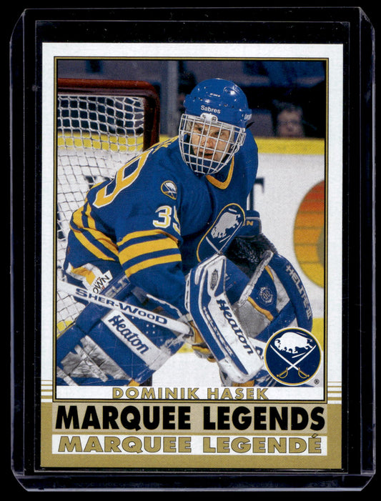 2020-21 O-Pee-Chee - Retro Blank Back - Marquee Legends - Dominik Hasek #534