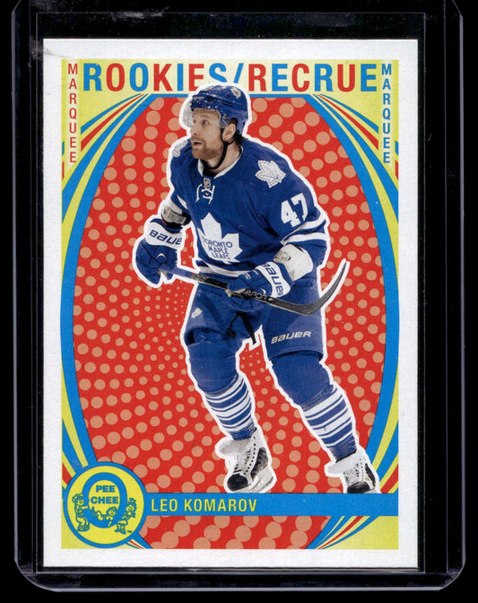 2013-14 O-Pee-Chee - Retro Blank Back - Marquee Rookies - Leo Komarov #522 RC