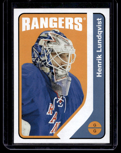 2014-15 O-Pee-Chee - Retro Blank Backs - Henrik Lundqvist #209