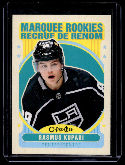 2021-22 O-Pee-Chee - Retro Blank Backs - Marquee Rookies - Rasmus Kupari #532 RC