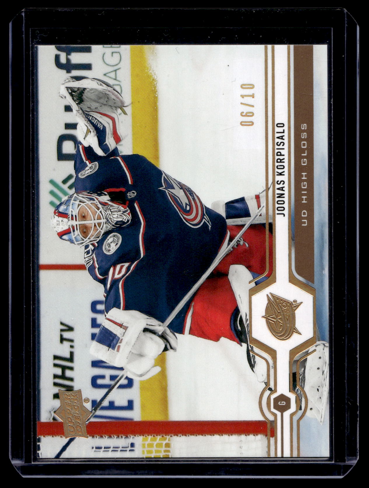 2019-20 Upper Deck -  High Gloss - Joonas Korpisalo #317 /10