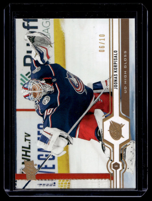 2019-20 Upper Deck -  High Gloss - Joonas Korpisalo #317 /10