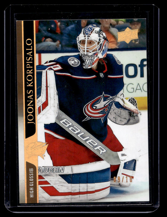 2020-21 Upper Deck -  High Gloss - Joonas Korpisalo #308 /10