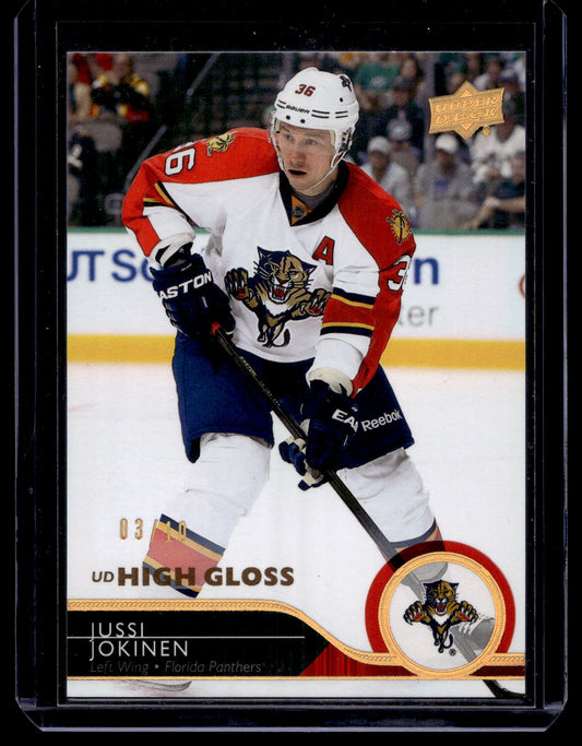 2014-15 Upper Deck - High Gloss - Jussi Jokinen #332 /10