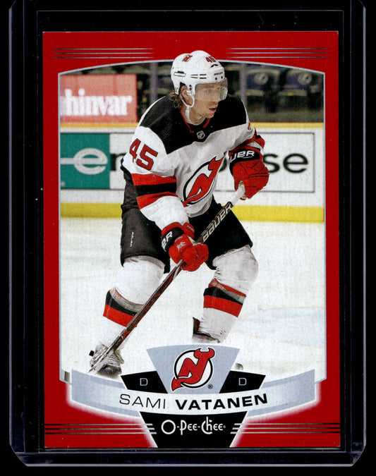 2019-20 O-Pee-Chee - Wrapper Redemption Red Blank Back - Sami Vatanen #346