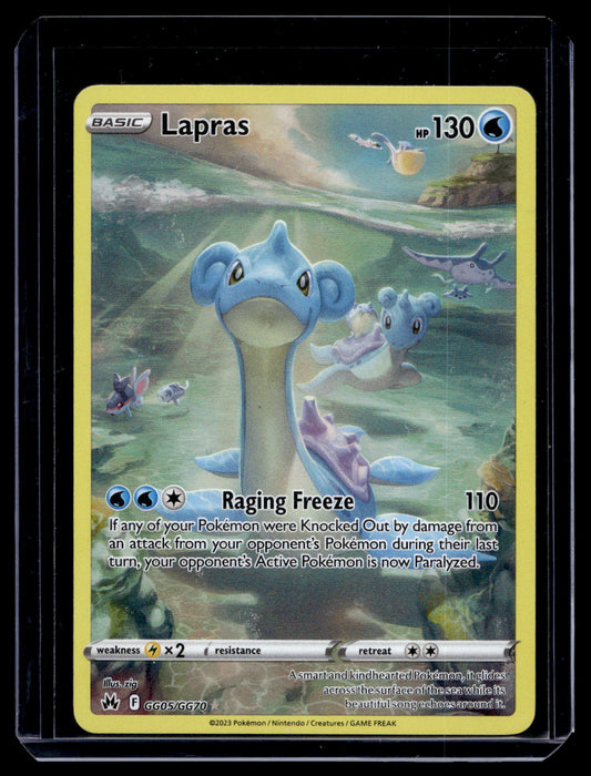 2023 Pokemon Sword & Shield - Crown Zenith - Galarian Gallery - Full Art - Lapras #GG05