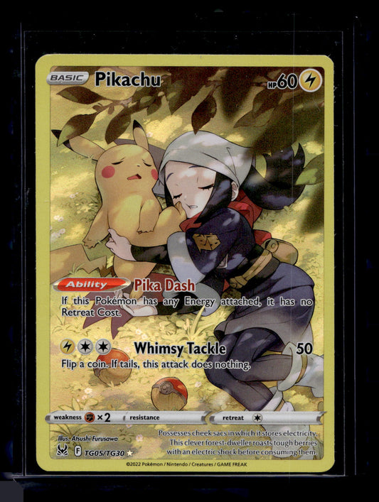 2022 Pokémon Sword & Shield - Lost Origin - Trainer Gallery - Full Art - Pikachu #TG05