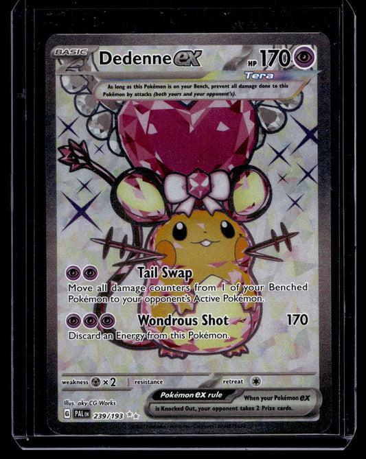 2023 Pokemon - Scarlet & Violet - Paldea Evolved - Ultra Rare - Dedenne ex #239