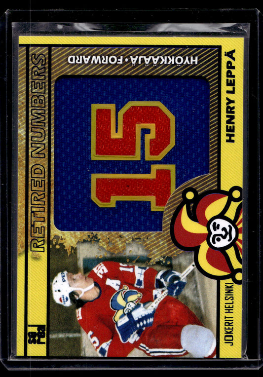 2016-17 Sereal Jokerit - Retired Numbers - Henry Leppä #JOK-RET-002 /30