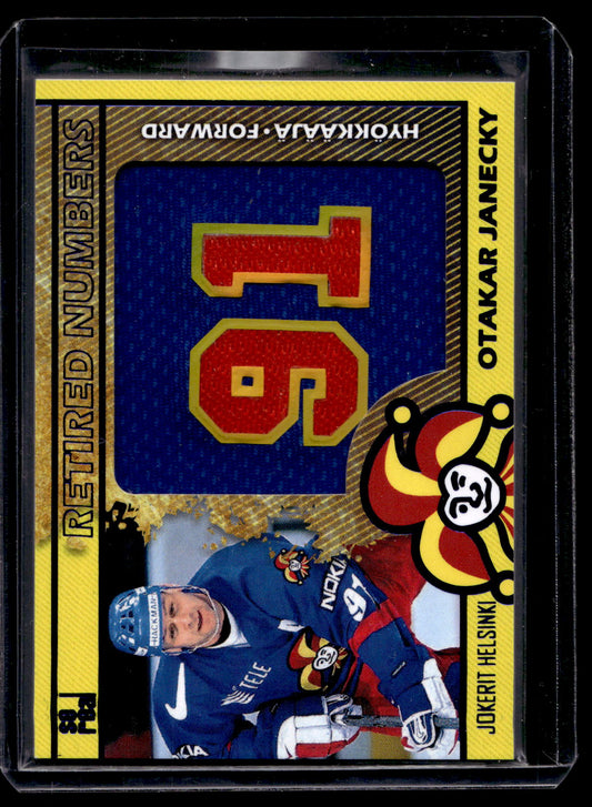 2016-17 Sereal Jokerit - Retired Numbers - Otakar Janecky #JOK-RET-005 /30