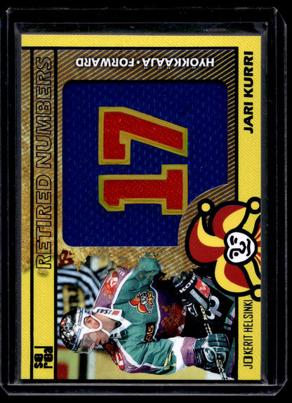 2016-17 Cereal Jokerit - Retired Numbers - Jari Kurri #JOK-RET-004 /30