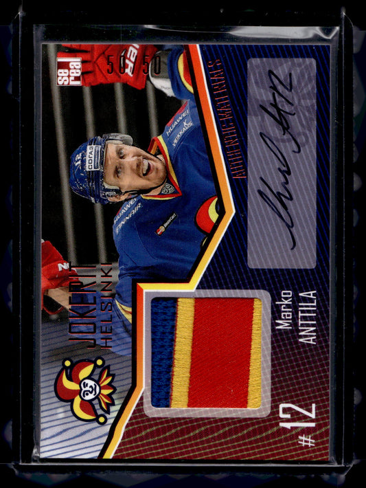 2016-17 Sereal Jokerit Authentic Jersey & Autograph - Marko Anttila #JOK-JER-A13 /50