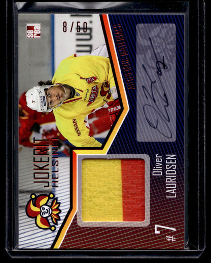 2016-17 Cereal Jokerit Authentic Jersey &amp; Autograph - Oliver Lauridsen #JOK-JER-A06 /50