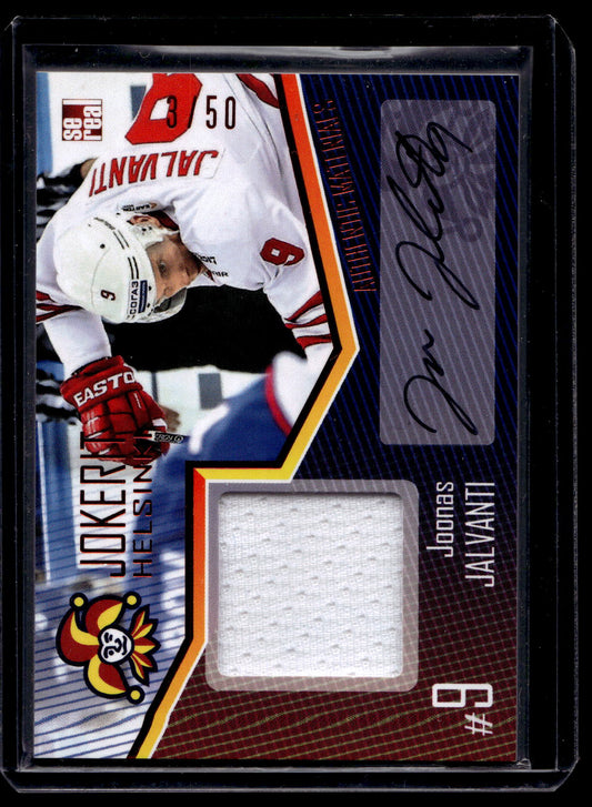 2016-17 Sereal Jokerit Authentic Jersey & Autograph - Joonas Jalvanti #JOK-JER-A07 /50