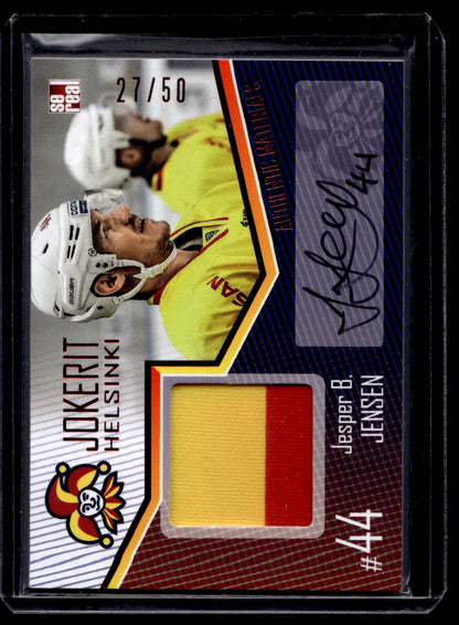 2016-17 Cereal Jokerit Authentic Jersey &amp; Autograph - Jesper B. Jensen #JOK-JER-A09 /50