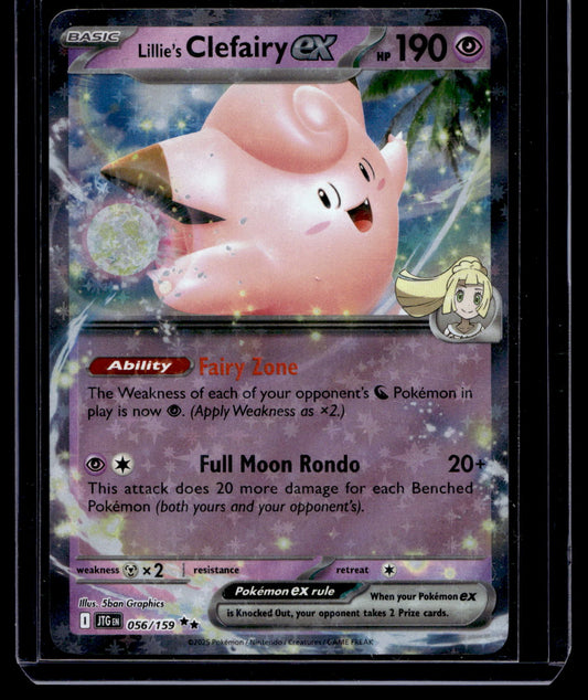 2025 Pokemon - Scarlet & Violet - Journey Together - Lillie's Clefairy ex #056