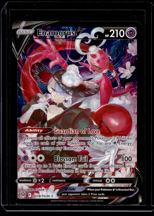 2022 Pokemon - Sword & Shield - Lost Origin - Trainer Gallery - Full Art - Enamorus V #TG18