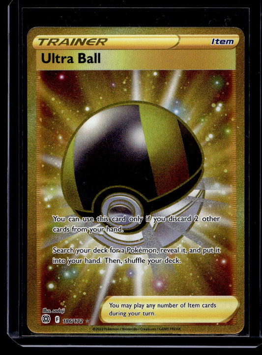 2022 Pokemon - Sword & Shield - Brilliant Stars - Secret Rare - Ultra Ball #186