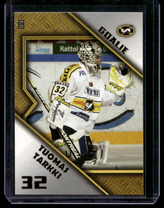 2008-09 Cardset - Tandems Gold - Tuomas Tarkki / Petri Koivisto #GT08 /25