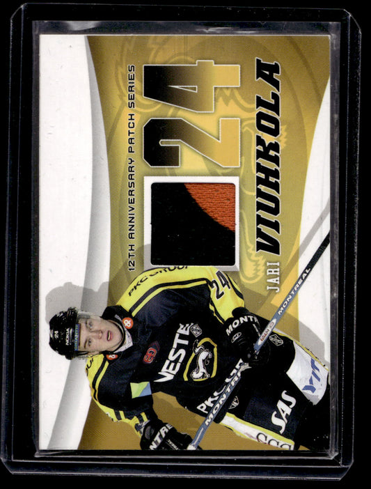 2010-11 Cardset Finland - 12th Anniversary Patch - Jari Viuhkola /100