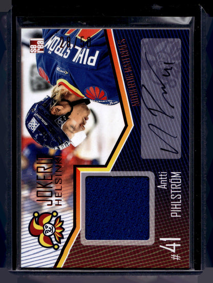 2016-17 Sereal Jokerit Authentic Jersey &amp; Autograph - Antti Pihlström #JOK-JER-A22 /50