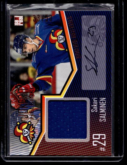 2016-17 Sereal Jokerit Authentic Jersey &amp; Autograph - Sakari Salminen #JOK-JER-A21 /50