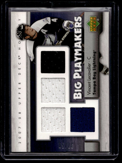 2007-08 Upper Deck - Big Playmakers Jersey - Vincent Lecavalier #BP-VL /50