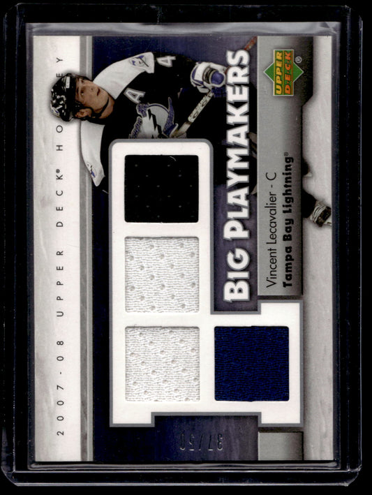 2007-08 Upper Deck - Big Playmakers Jersey - Vincent Lecavalier #BP-VL /50