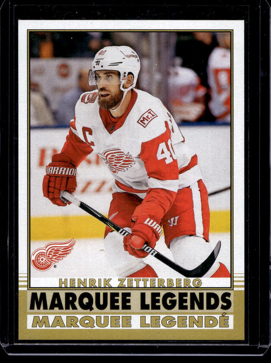 2020-21 O-Pee-Chee - Retro Blank Backs - Marquee Legends - Henrik Zetterberg #535