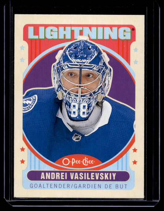 2021-22 O-Pee-Chee - Retro Blank Backs - Andrei Vasilevskiy #33