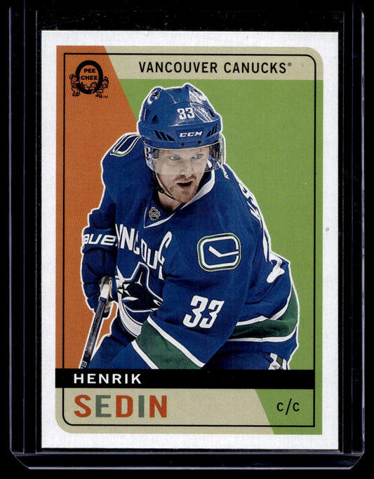 2017-18 O-Pee-Chee - Retro Blank Backs - Henrik Sedin #102