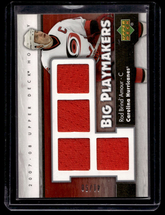 2007-08 Upper Deck - Big Playmakers Jersey - Rod Brind'Amour #BP-RO /50