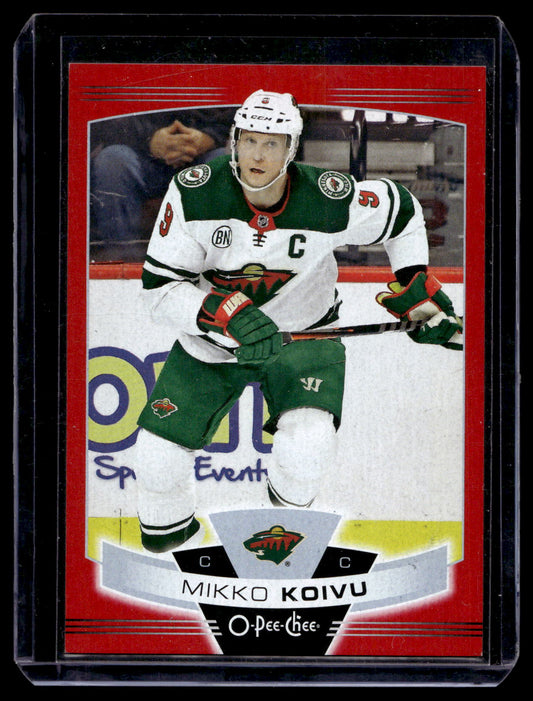 2019-20 O-Pee-Chee - Wrapper Redemption Red Blank Back - Mikko Koivu #426