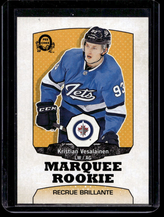 2018-19 Upper Deck - O-Pee-Chee Retro Update Blank Backs - Marquee Rookies - Kristian Vesalainen #635 RY