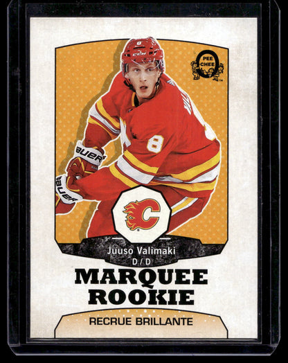 2018-19 Upper Deck - O-Pee-Chee Retro Update Blank Backs - Marquee Rookies - Juuso Valimaki #648 RY