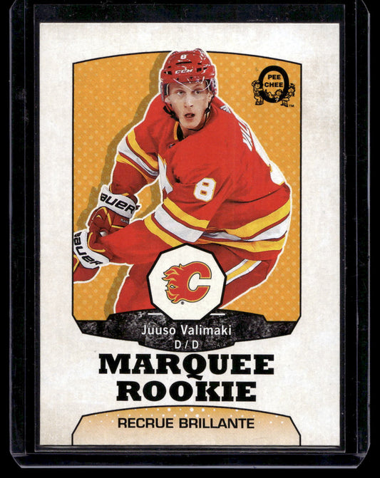 2018-19 Upper Deck - O-Pee-Chee Retro Update Blank Backs - Marquee Rookies - Juuso Valimaki #648 RY