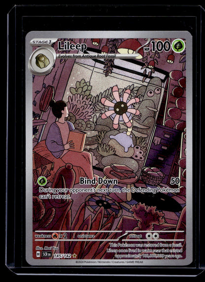 2024 Pokemon - Scarlet & Violet - Stellar Crown - Illustration Rare - Lileep #145