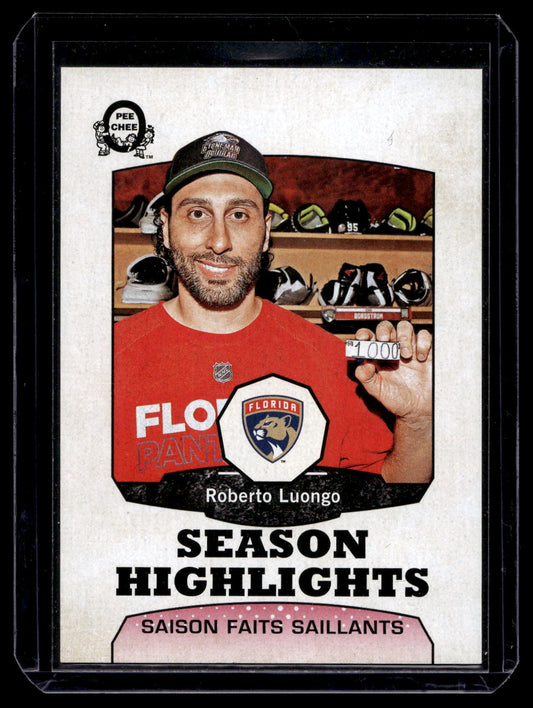2018-19 O-Pee-Chee - Retro Blank Back - Season Highlights - Roberto Luongo #553