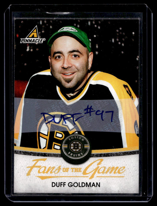 2010-11 Panini Pinnacle - Fans of the Game - Autographs - Duff Goldman #3