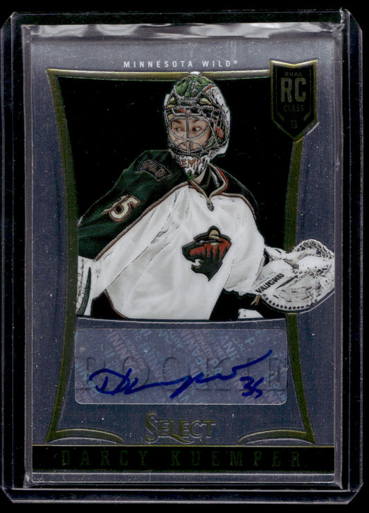 2013-14 Panini Select - Rookie Autographs - Darcy Kuemper #226 /399 RC