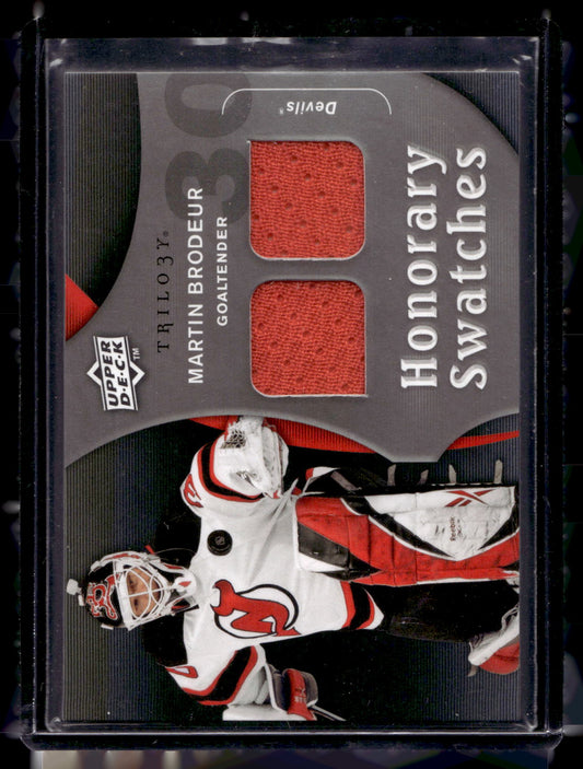 2009-10 Upper Deck Trilogy - Honorary Swatches - Martin Brodeur #HS-MB