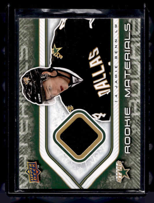 2009-10 Upper Deck - Rookie Materials - Jamie Benn #RM-JB RY