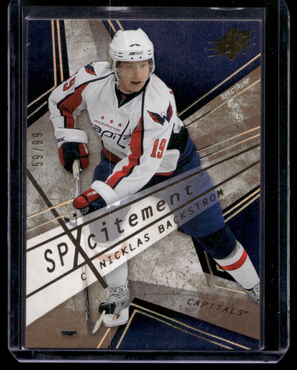 2008-09 Upper Deck SPx - SPXcitement - Spectrum - Nicklas Backstrom #X46 /99